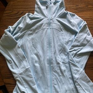 Baby blue lululemon zip up